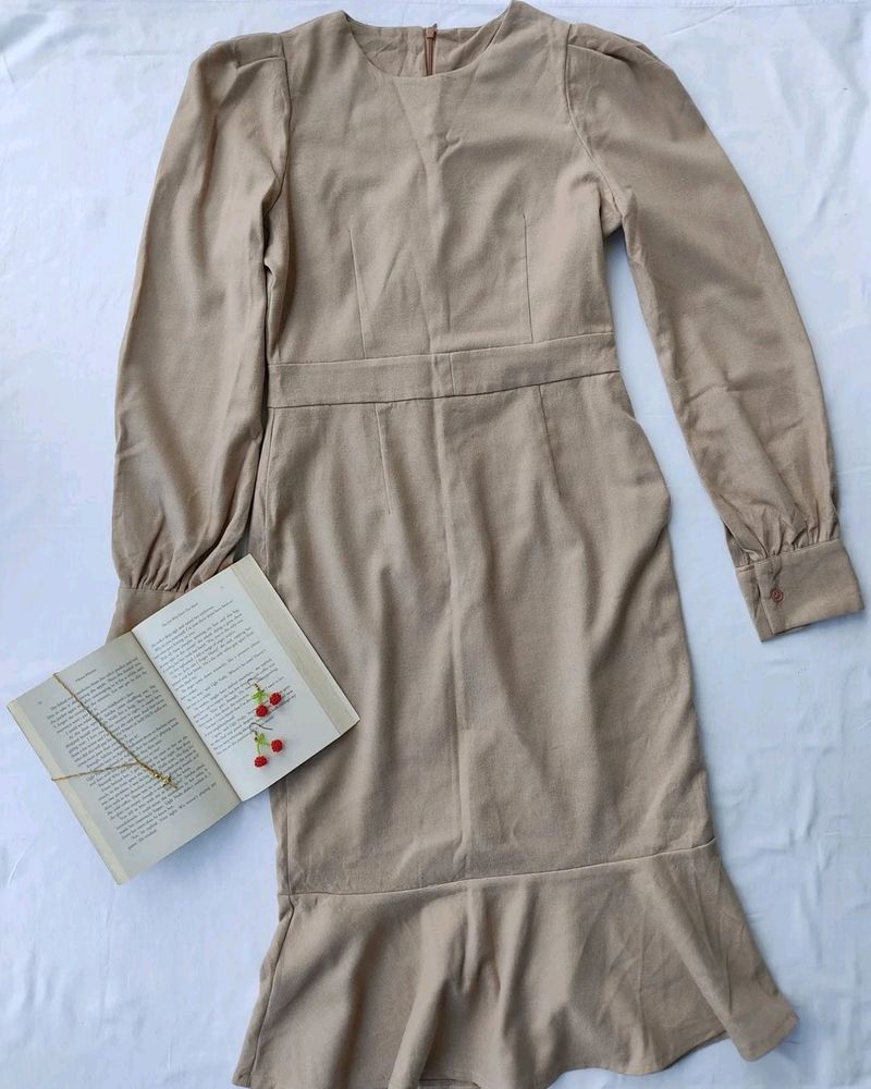 Beige Dress