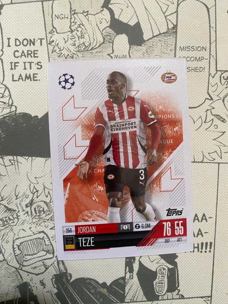 TEZE Match Attax Base Card