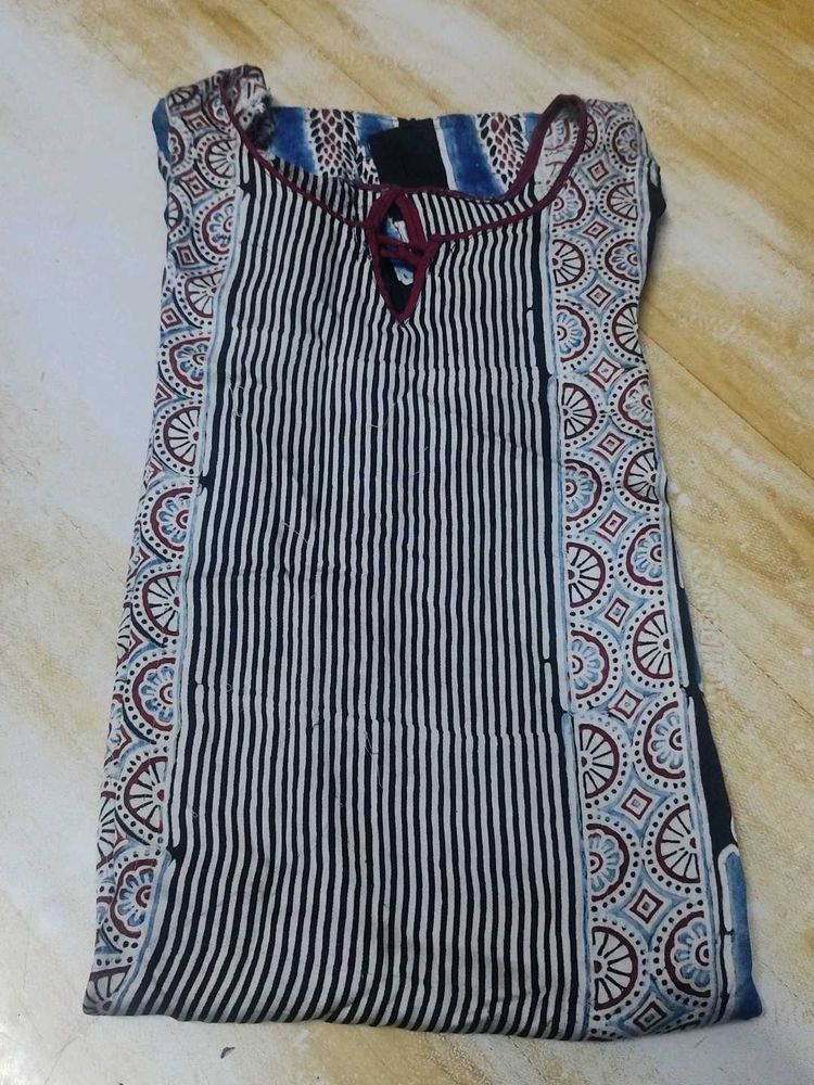 Pure Modal Silk Long Kurti