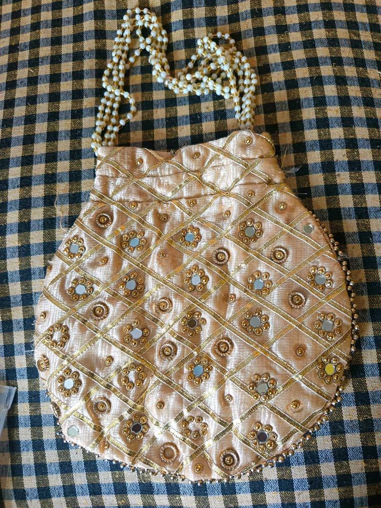 Embroidered Potli Bag