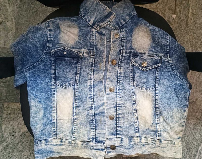 Denim Jacket Blue 🧥 - L/XL Size