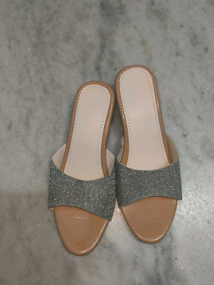 silver party heels SALE