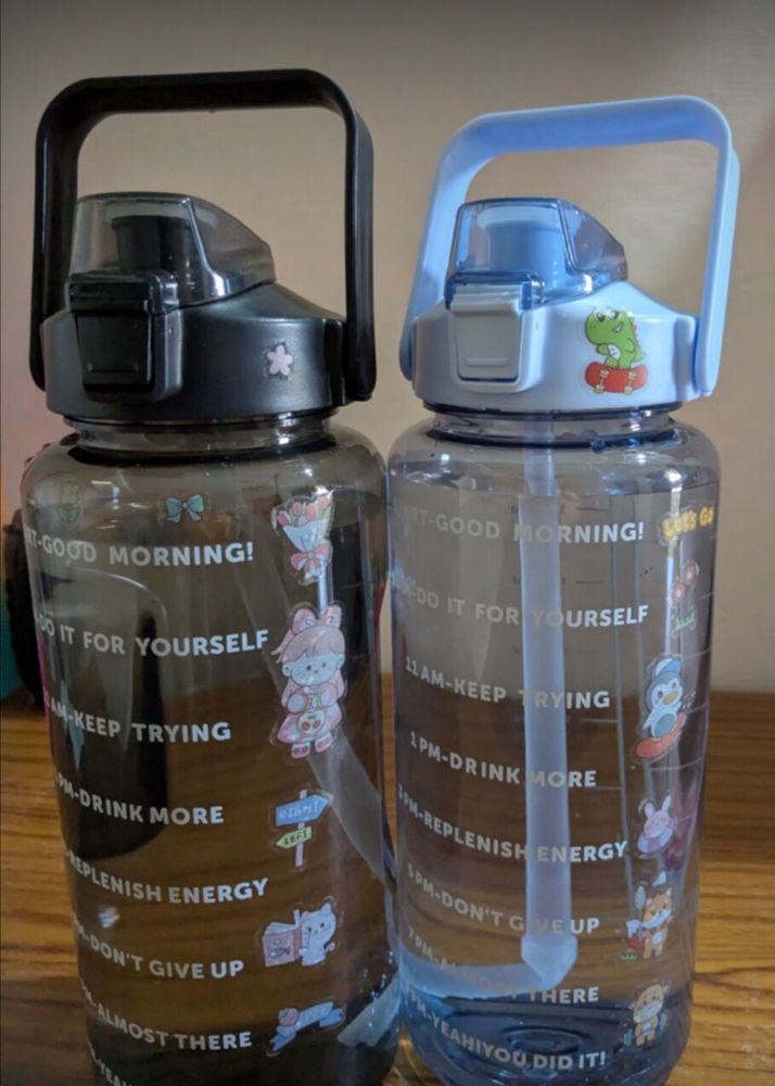 Motivational Water Bottles - Set of 3