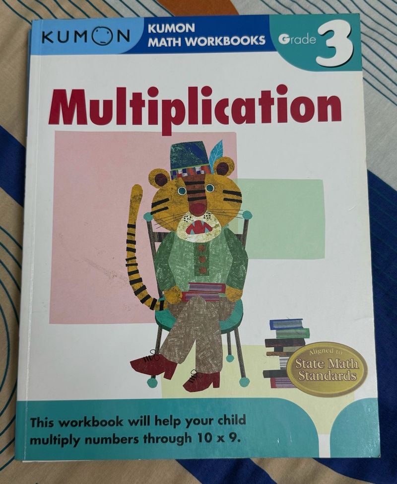 Kumon Math Workbooks-Multiplication-Grade3