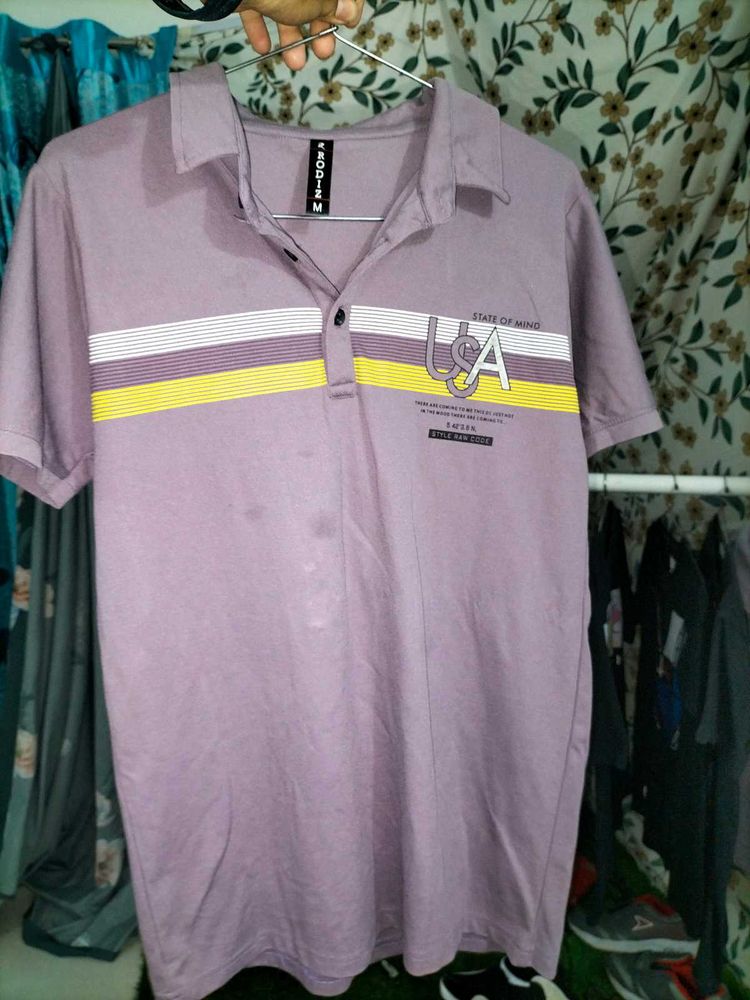 Striped Polo T-Shirt
