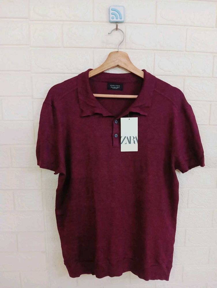 Burgundy Polo Shirt