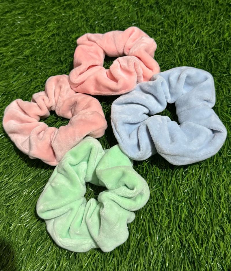 Large Scrunchies (light/dark)Assorted Pack Of 10