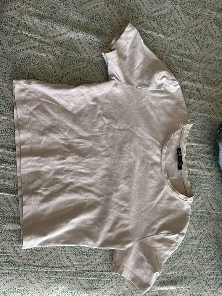 Zara White Tshirt