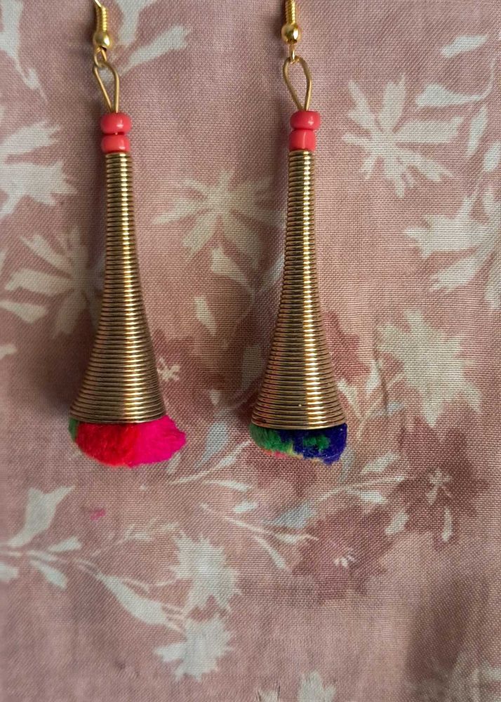 Pompom Earrings