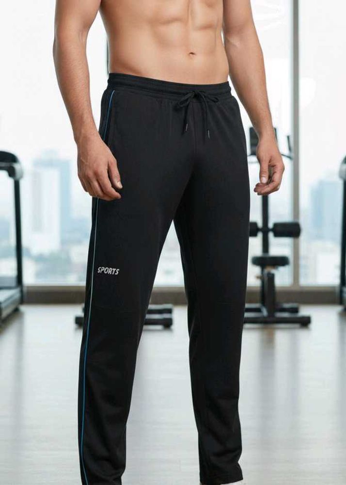 Men's Black Sports Joggers