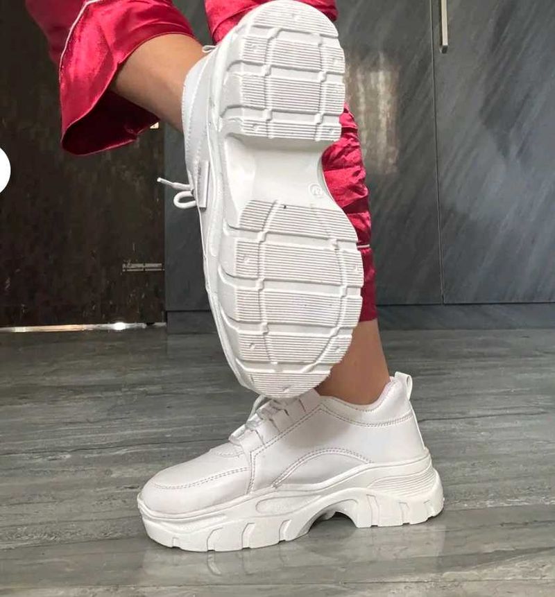 SALE!!! White Platform Sneakers