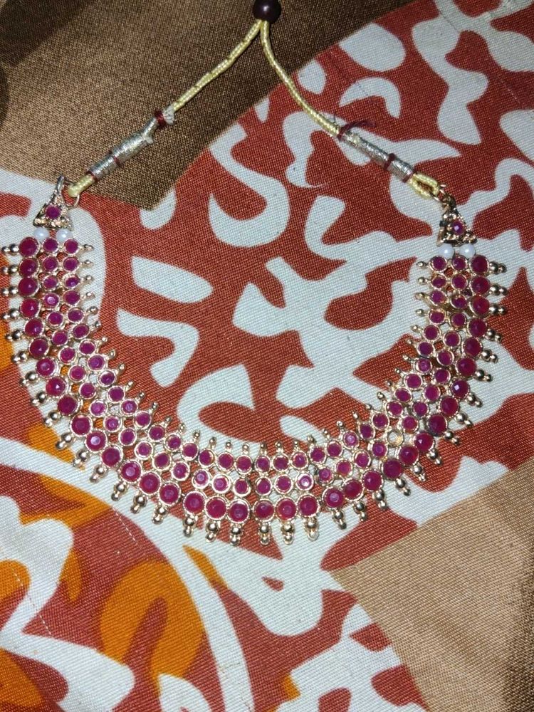 Ruby Gemstone Necklace