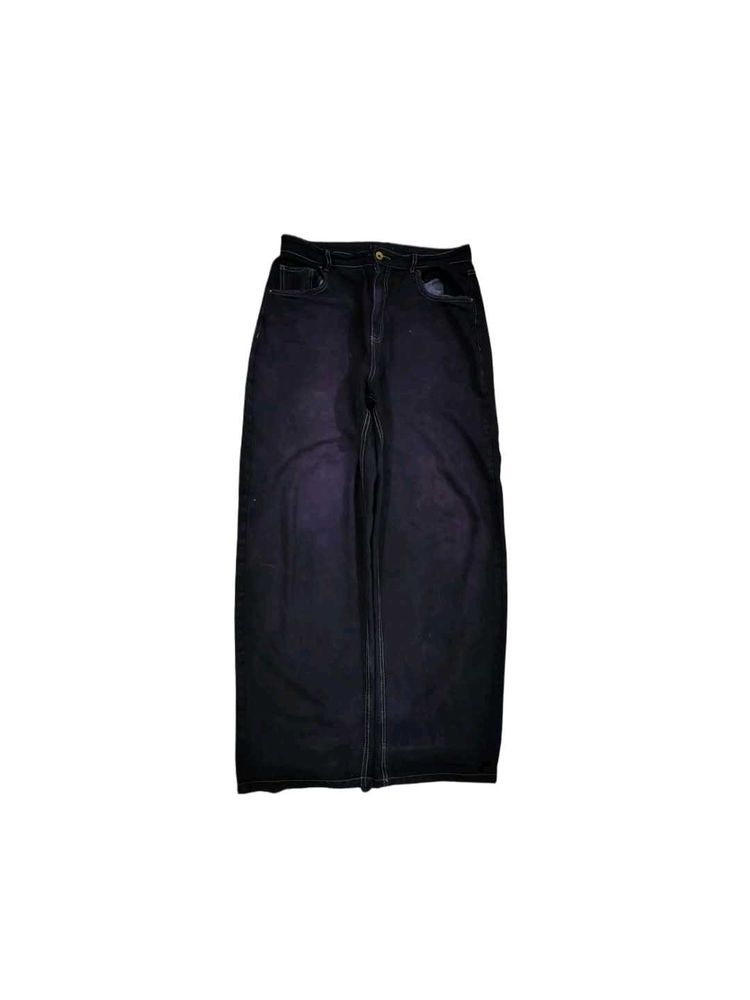 Purple Washed Baggy Jeans