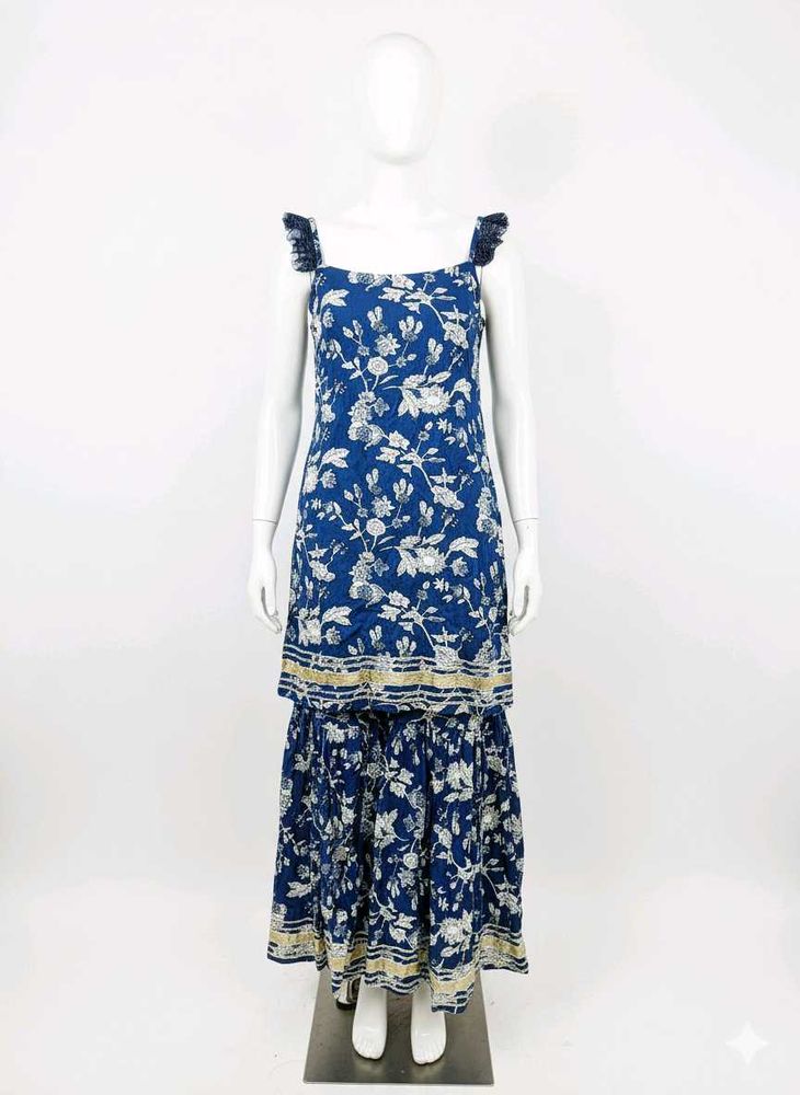 navy blue festive wear sharara