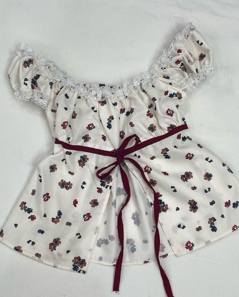 Pretty Rosie Linen Top