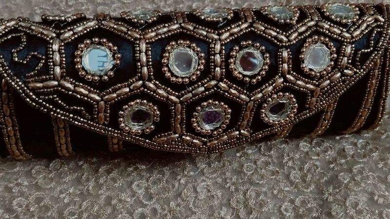 Elegant Beaded Clutch
