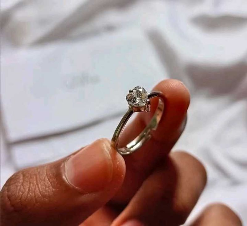 GIVA Pure 925 Silver Heart Ring