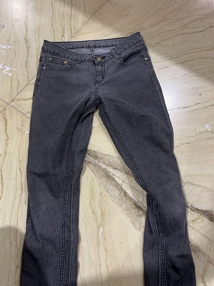 Gray Denim Jeans