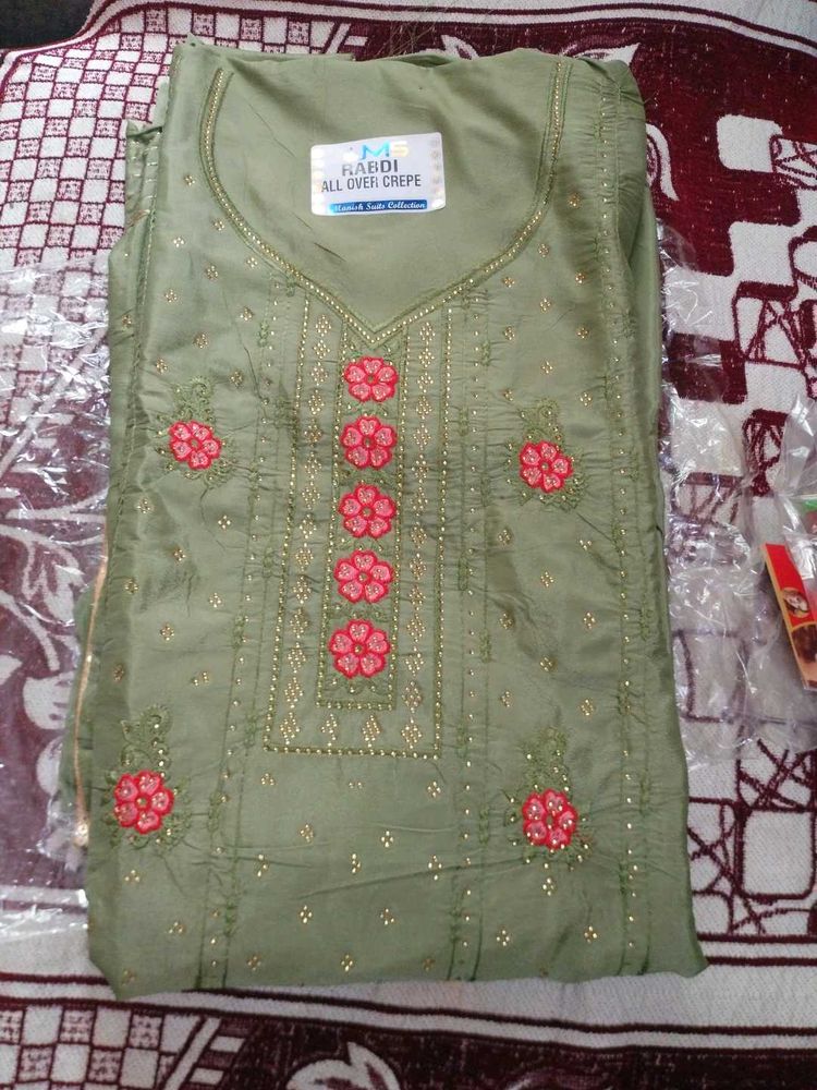 Kurti Pant Meterial With Dupatta