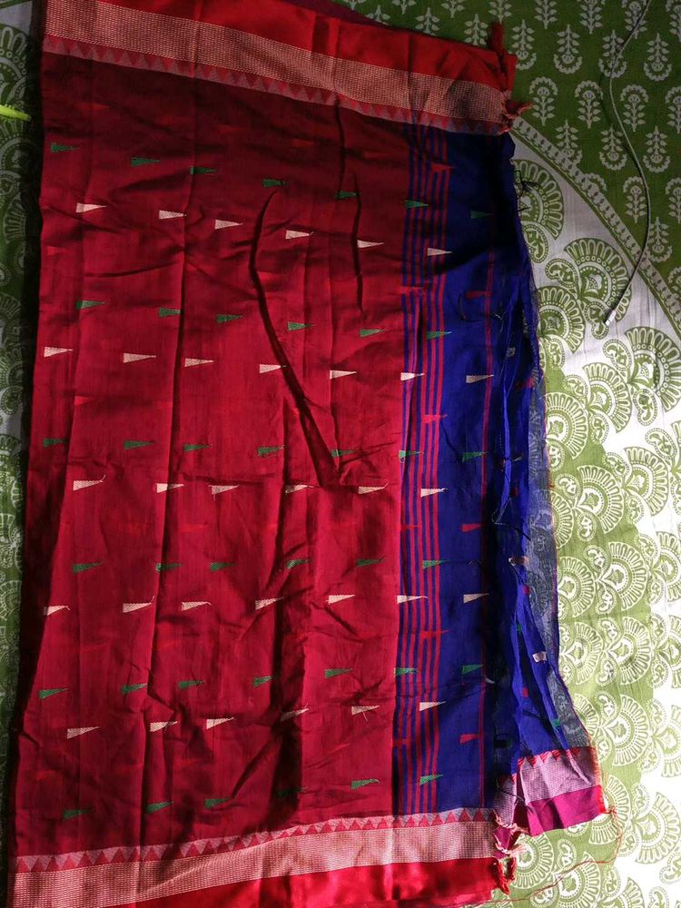 Cotton Blend Saree