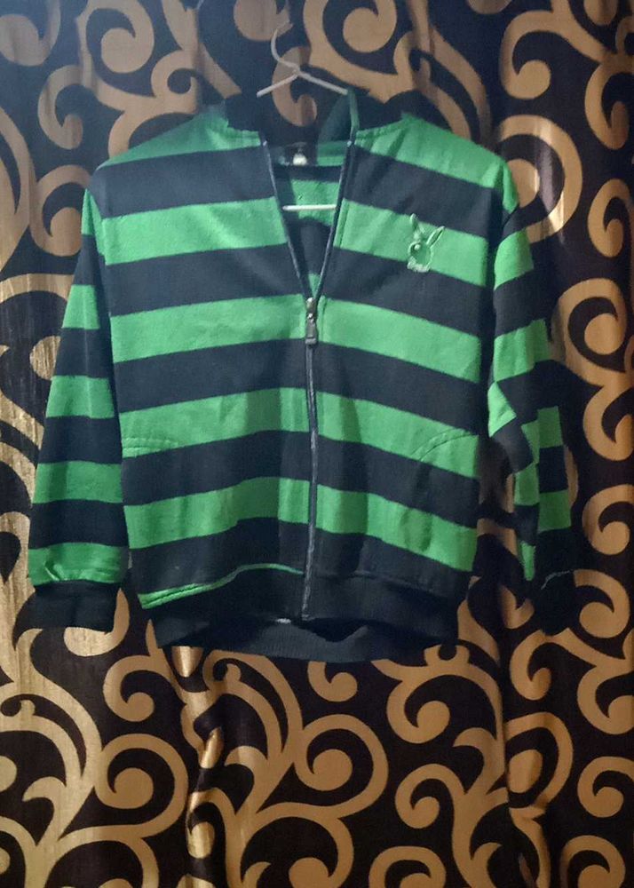 Striped Green Jacket