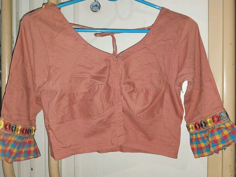 Umbrella Sleeves Blouse