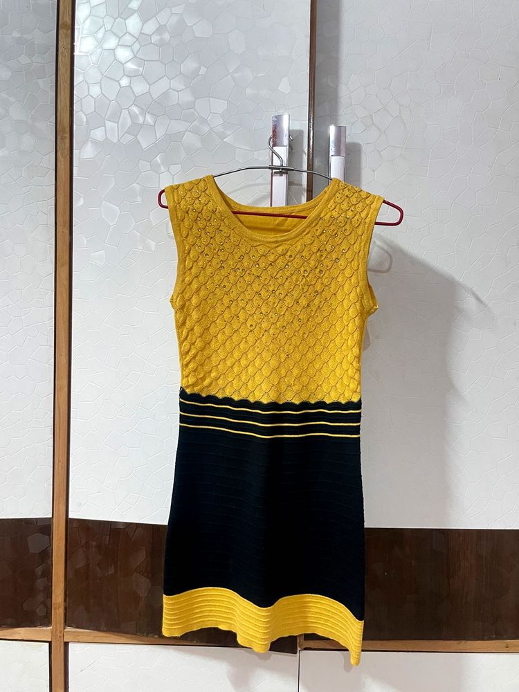 Yellow &amp; Black Dress