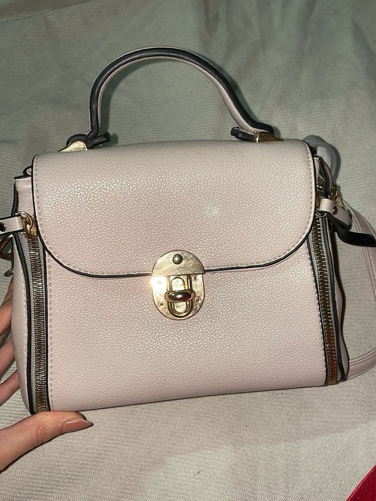Lavender Satchel Handbag Sling Bag All New