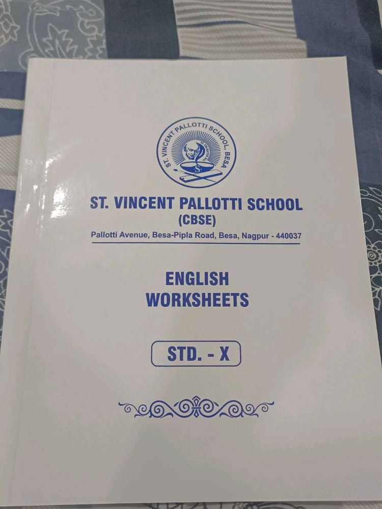 ENGLISH QUESTION Bank And Workbook 2025 Class 10