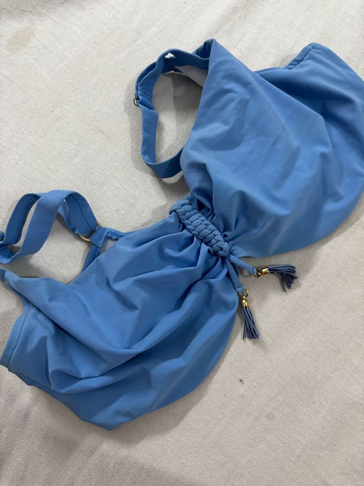 Blue Bikini Top
