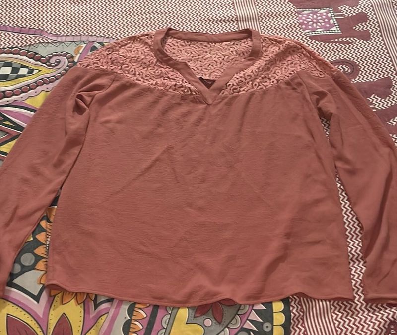 Lace Detail Top