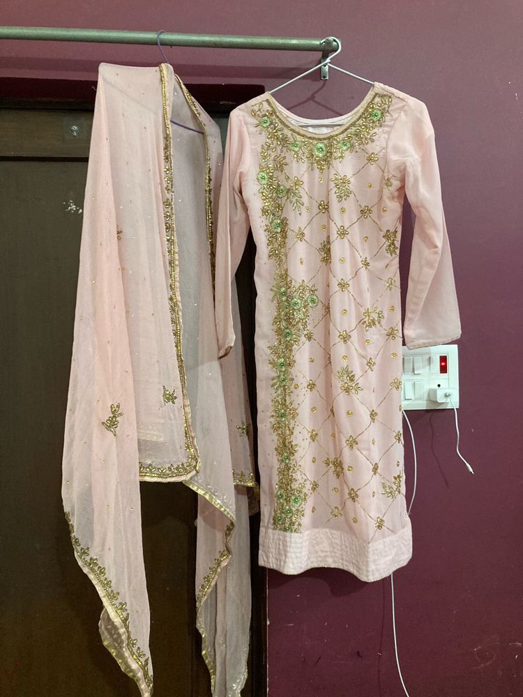 Elegant Pink Kurta Set