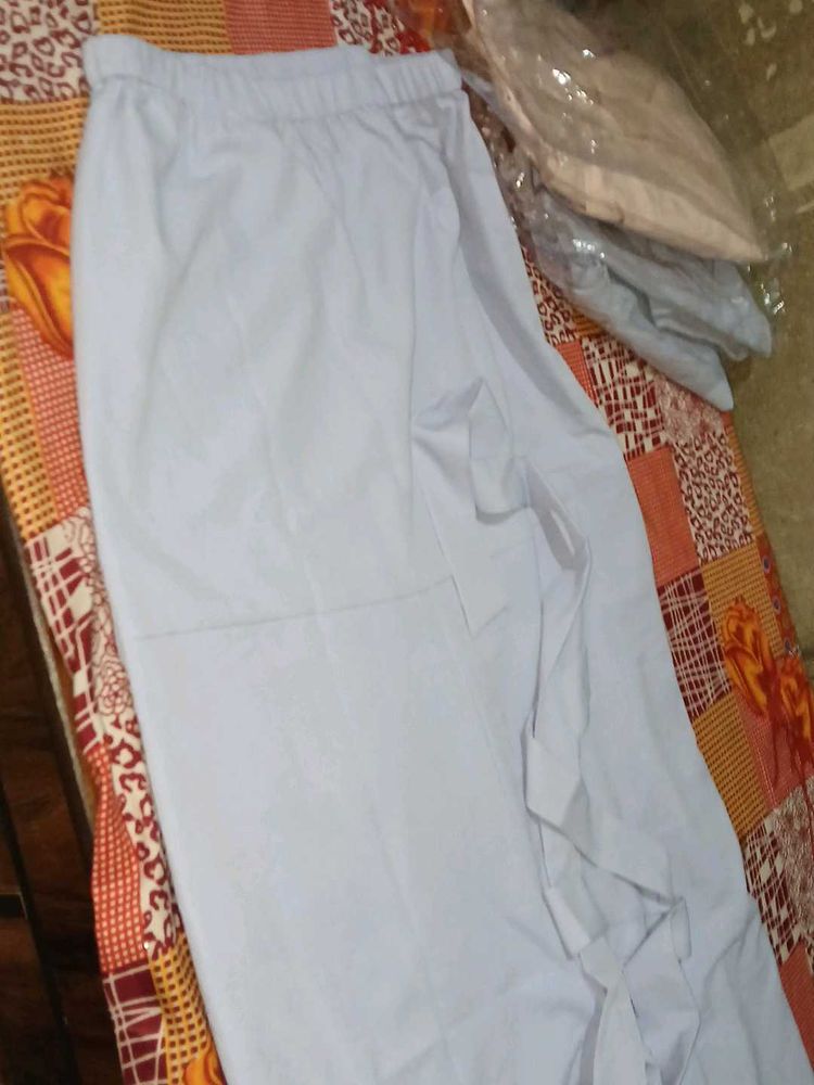 Light Blue Palazzo Pants
