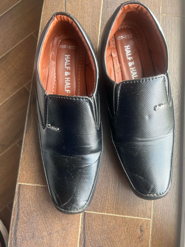 Black Formal Shoes For 10 Yrs Old/used Only Once