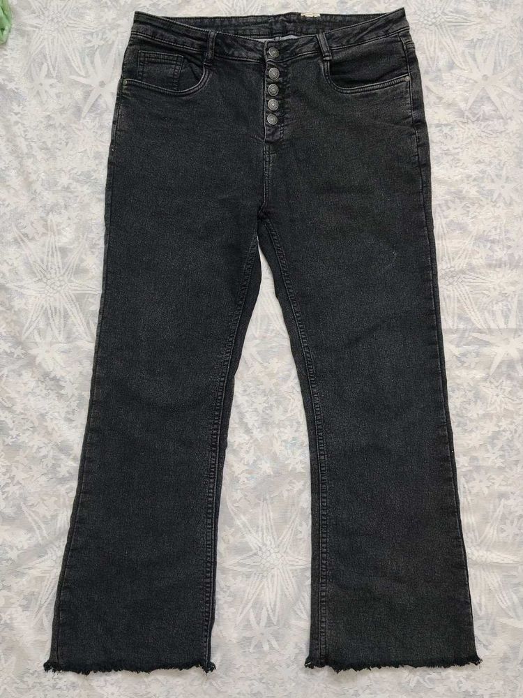 CHARCOAL BOOTCUT JEANS