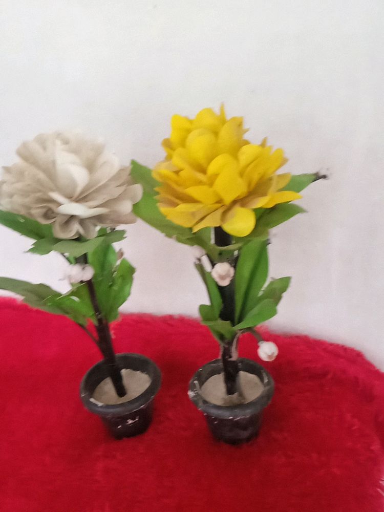 Beautiful Guldasta Yellow And White