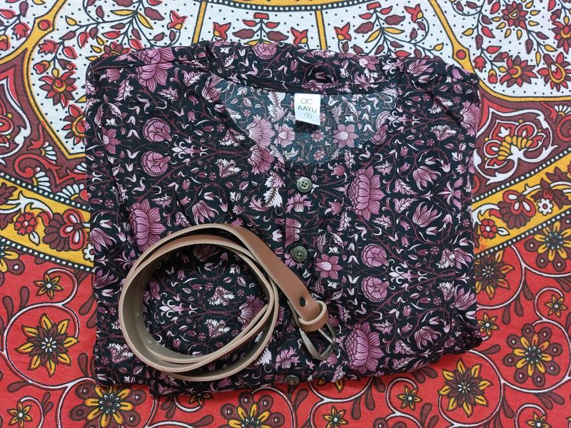 Long Dress With Belt