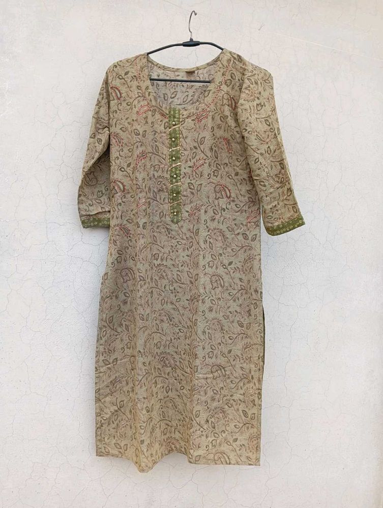 Floral Print Kurta