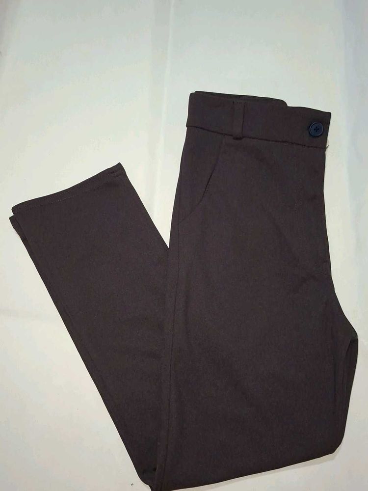 Brown Casual Pants