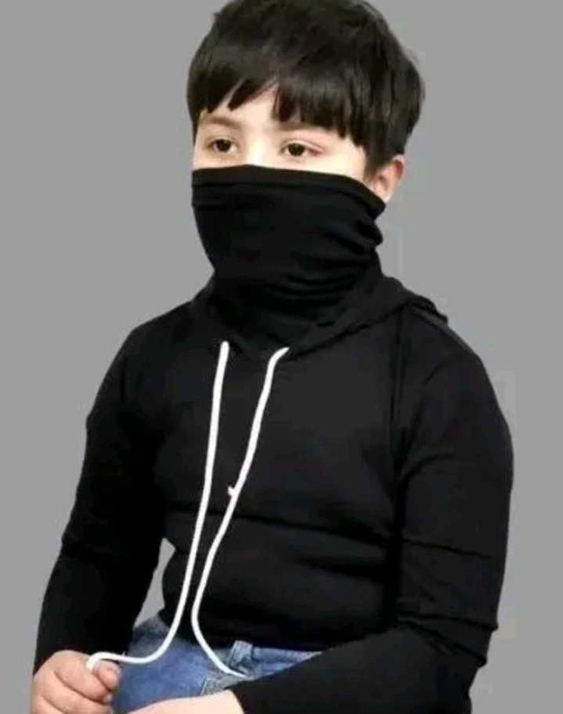 Kids Black Balaclava