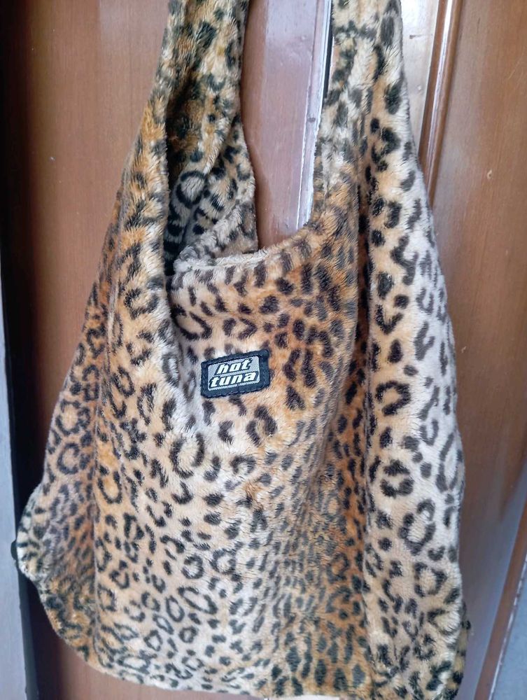 cheetah print boho bag