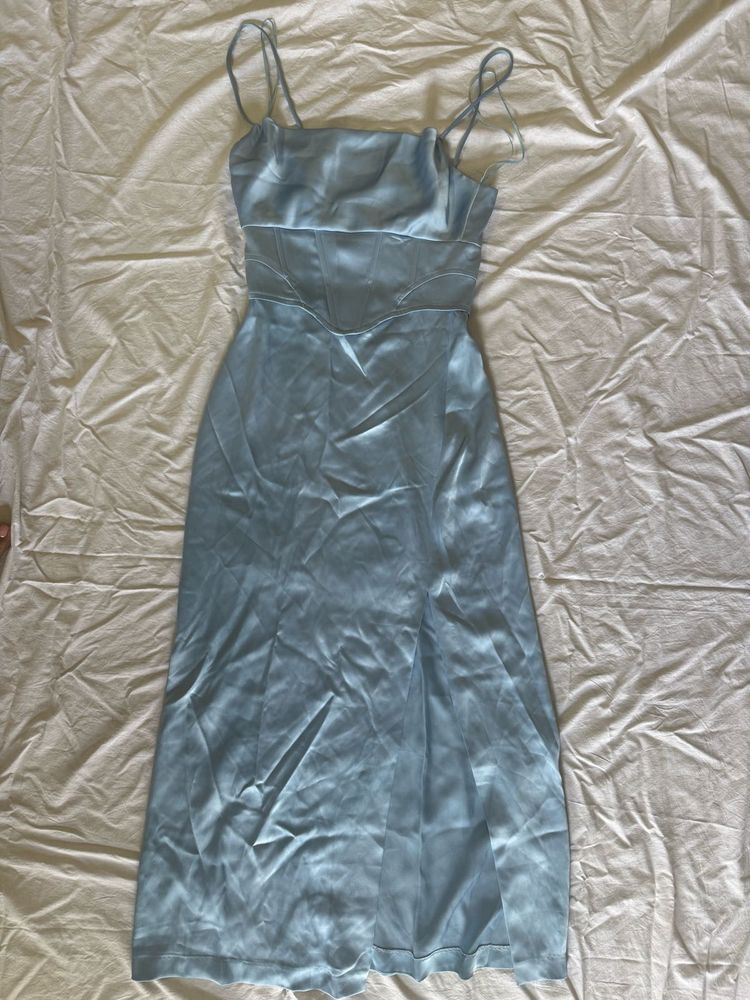 Blue Slip Dress
