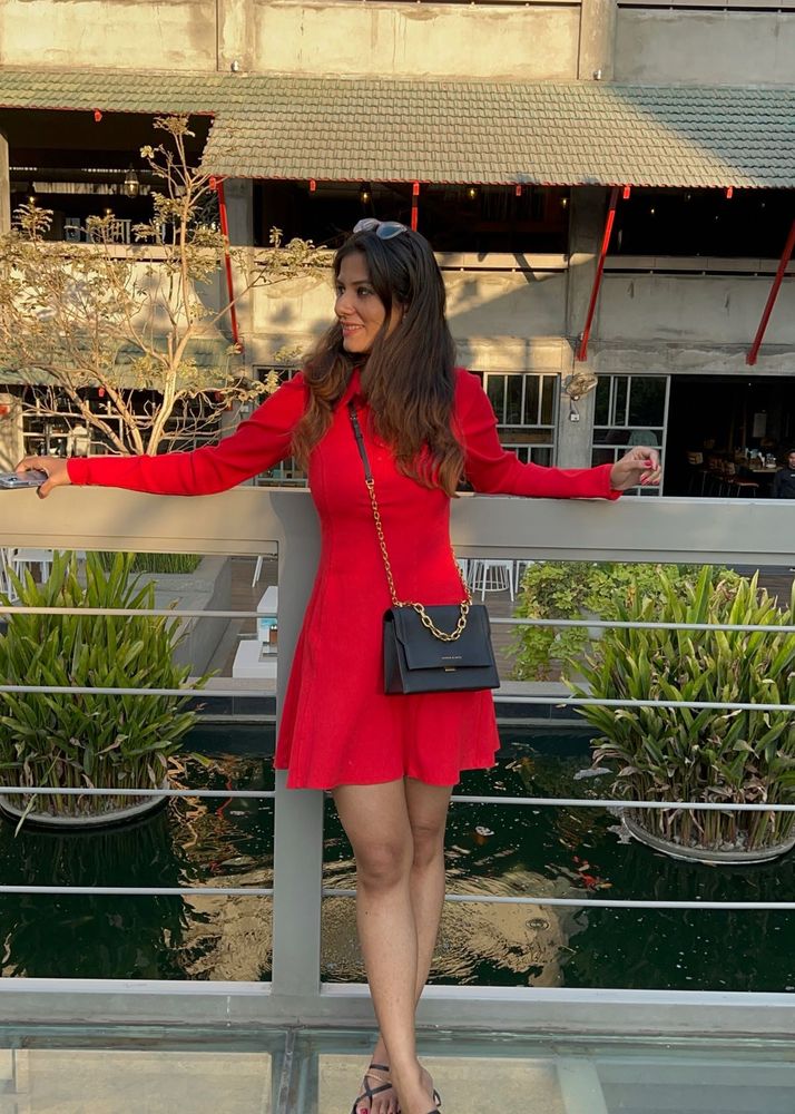 Chic Red Mini Dress