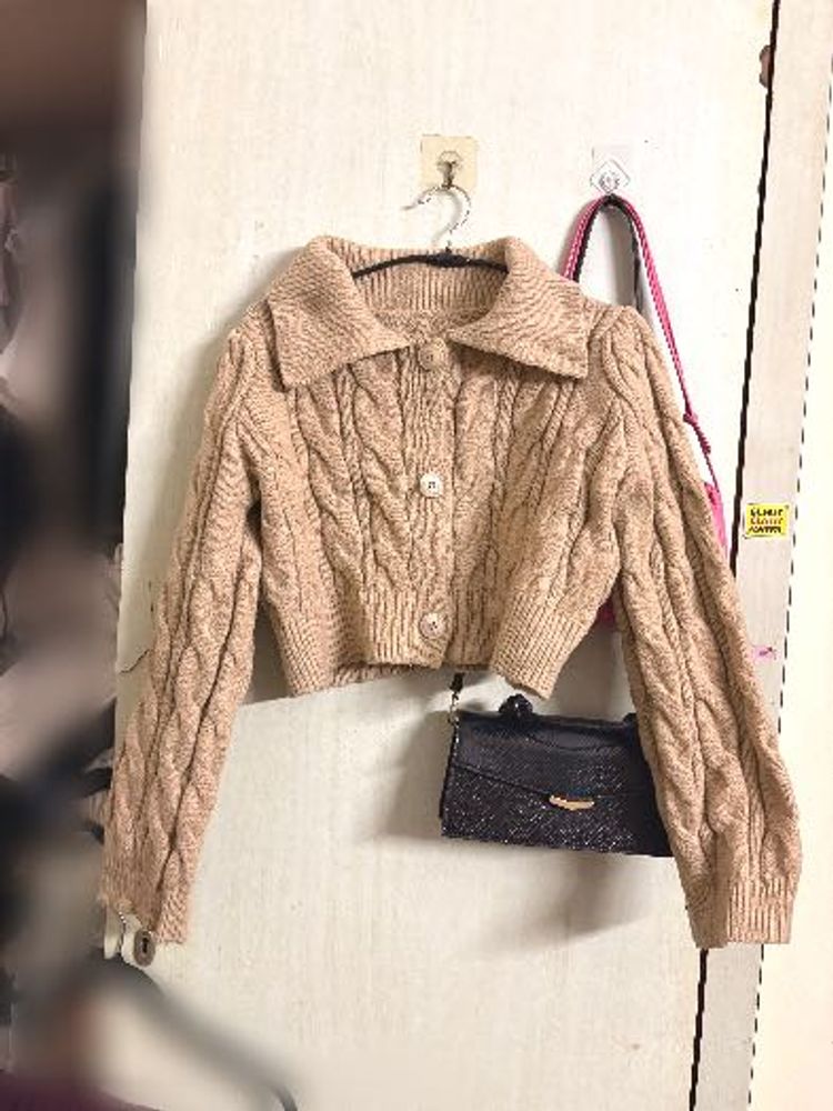 Cozy Knit Crop Cardigan