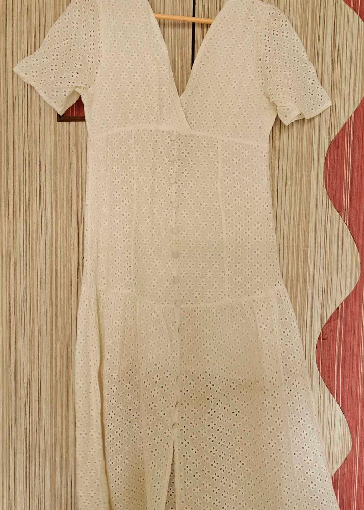 White Eyelet Dress