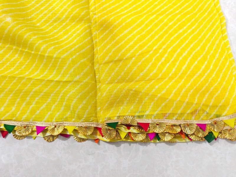 Dupatta With Gota Border 2.5 Mitter