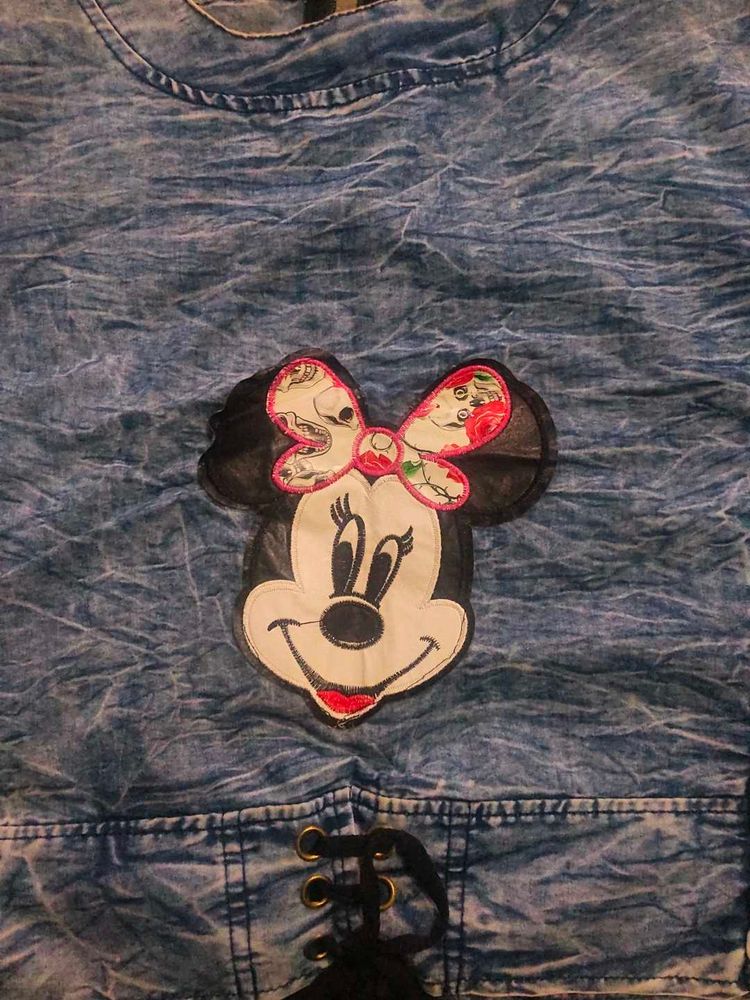 Minnie Mouse Denim Top