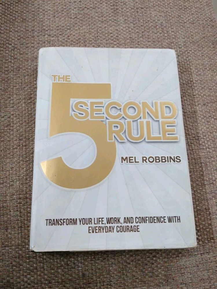 The 5 Second Rule By Mel Robbins - Hard Cover