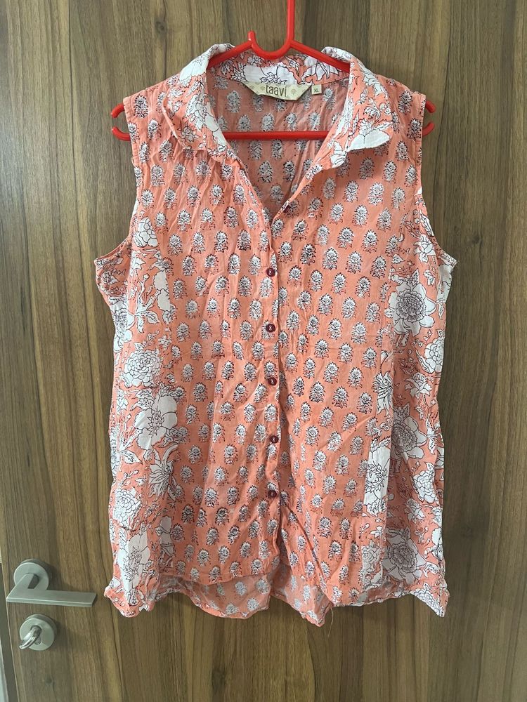 Taavi Brand Cotton Longline Top