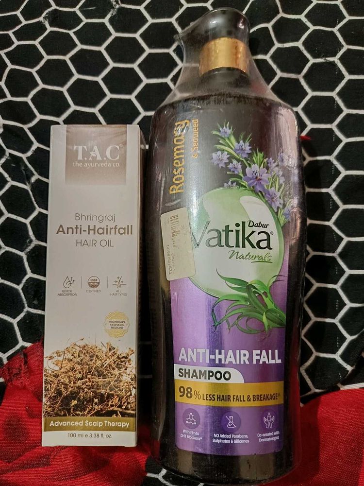 Pack Of 2 Hair Oil And Shampoo